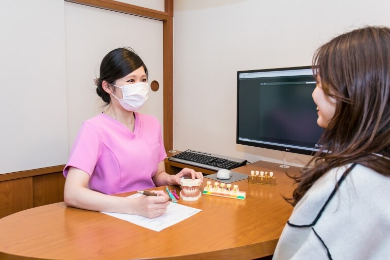 カウンセリングを丁寧に行い、治療の説明をきちんと行います