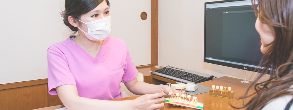 カウンセリングを重視しながら診療を進めます