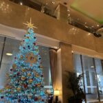シェラトン都ホテルのクリスマスツリー