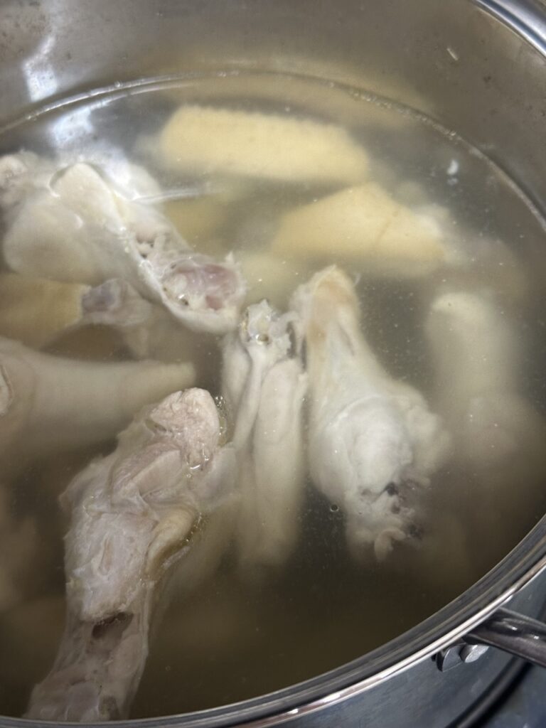 お手軽参鶏湯風スープ